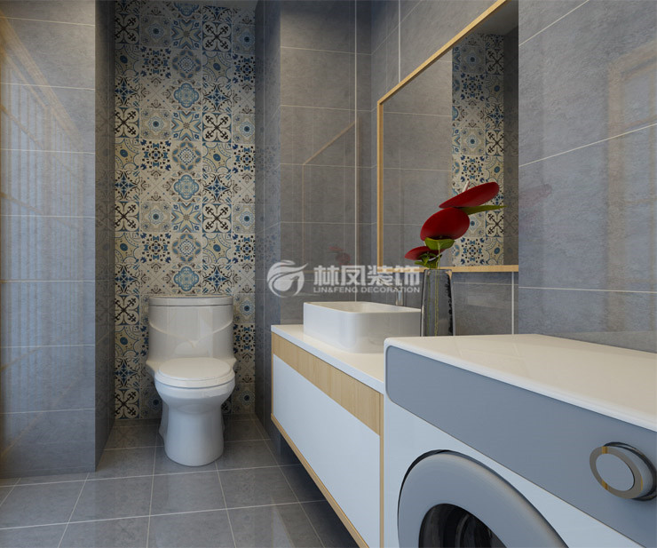 现代风格卫生间装修效果图