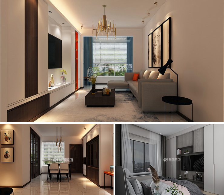 华润置地八號院117平现代风格装修图