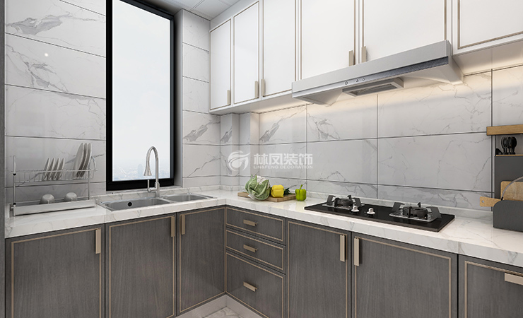 轻奢风格厨房装修效果图