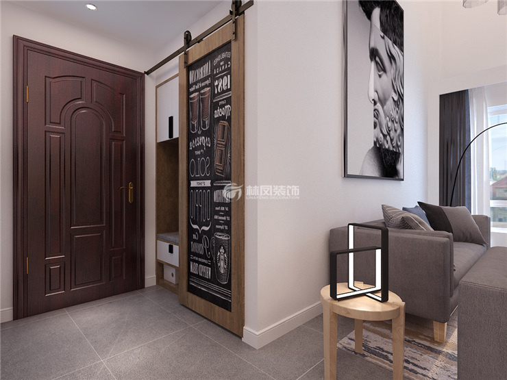 现代风格谷仓门设计装修效果图