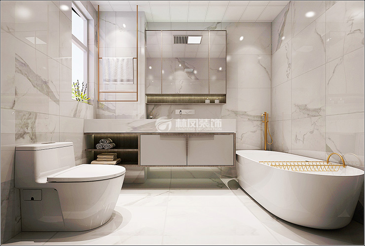 现代轻奢风格卫生间装修效果图