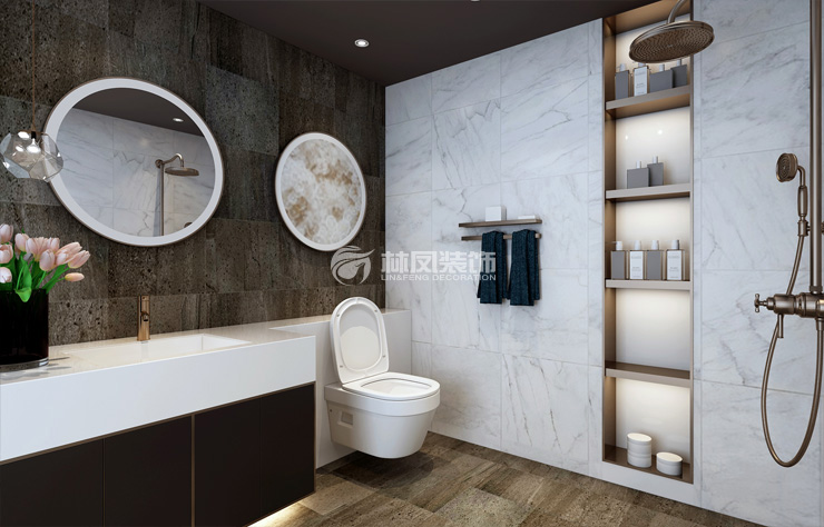 现代轻奢风格卫生间装修效果图