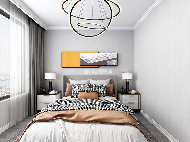 港式风格卧室木地板选择装修效果图