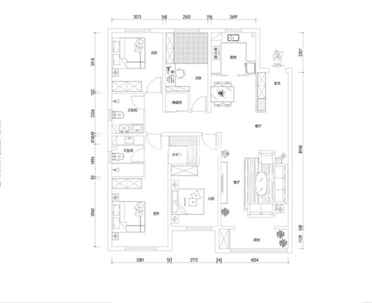 龙湖西府原著-156平-美式风格-平面图.jpg