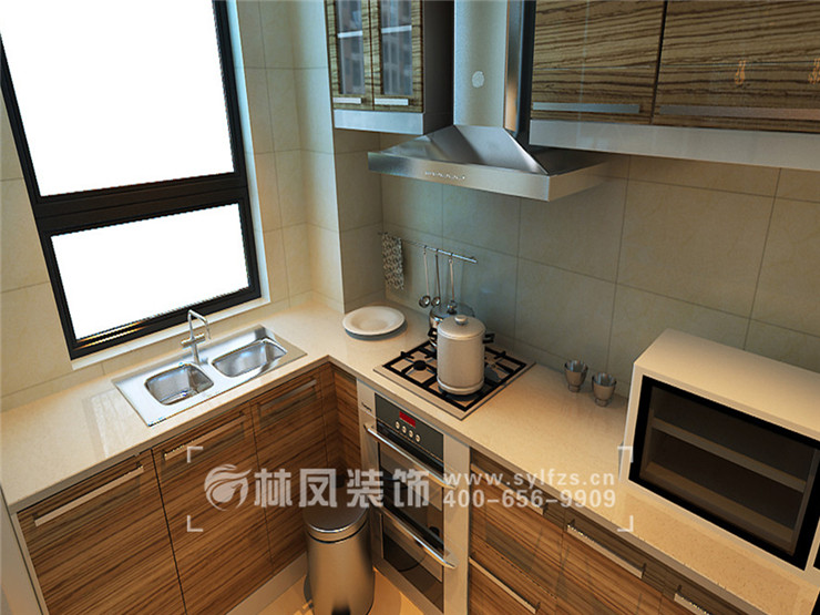 马晓东-格林英郡78平现代风格-厨房.jpg