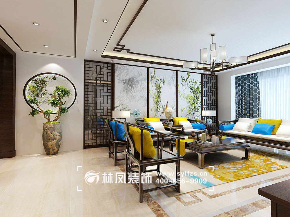 帝王国际-145平-新中式风格-客厅1.jpg