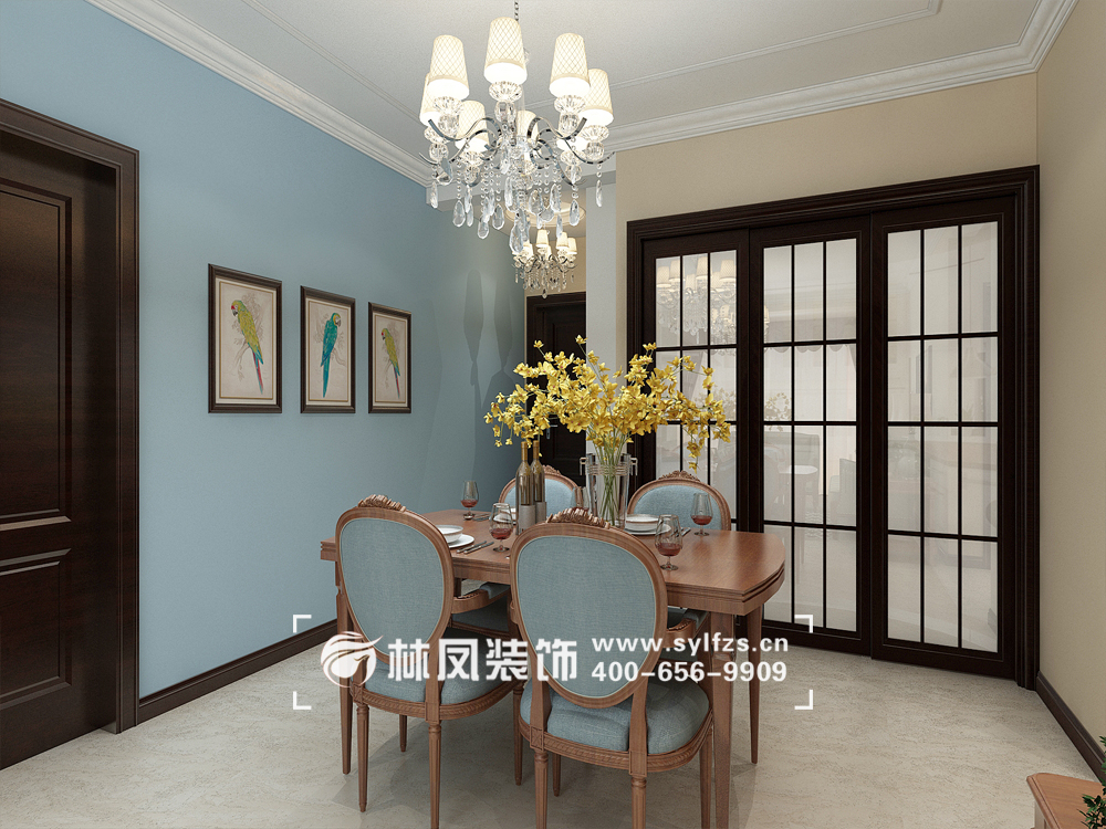 保利达翠提湾-95平-简美风格-餐厅2.jpg