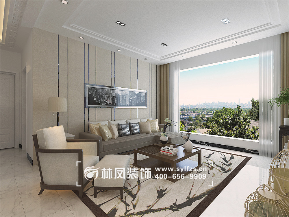 李莹-东大家属楼-新中式-157㎡-客厅.jpg