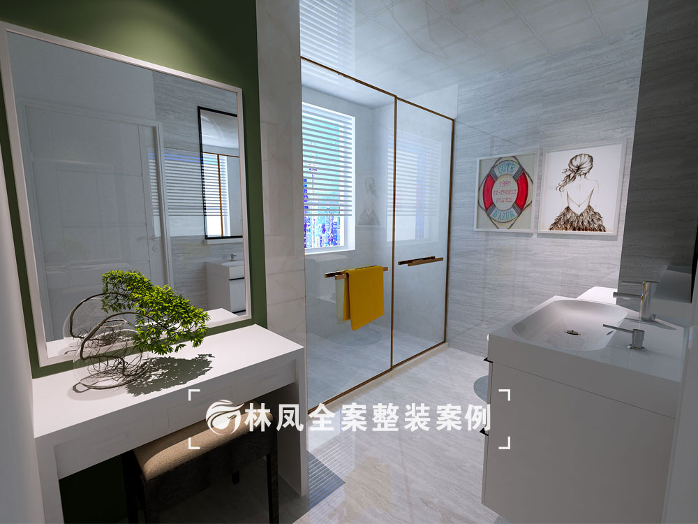 金地悦峰-120平-现代风格-主卫生间.jpg