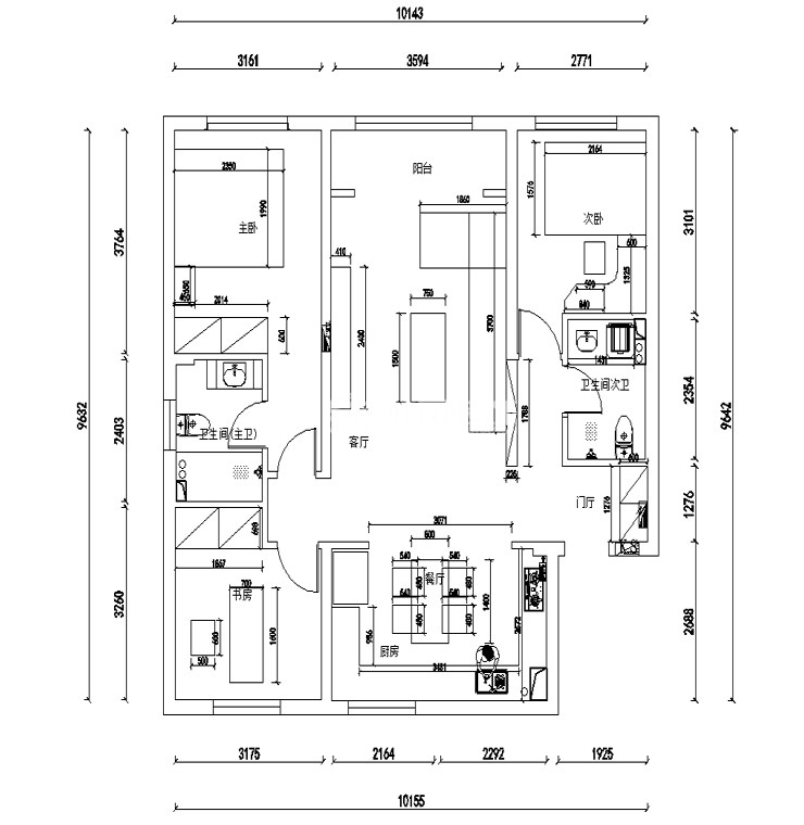金辉优步学府-110平-现代风格-平面图.jpg