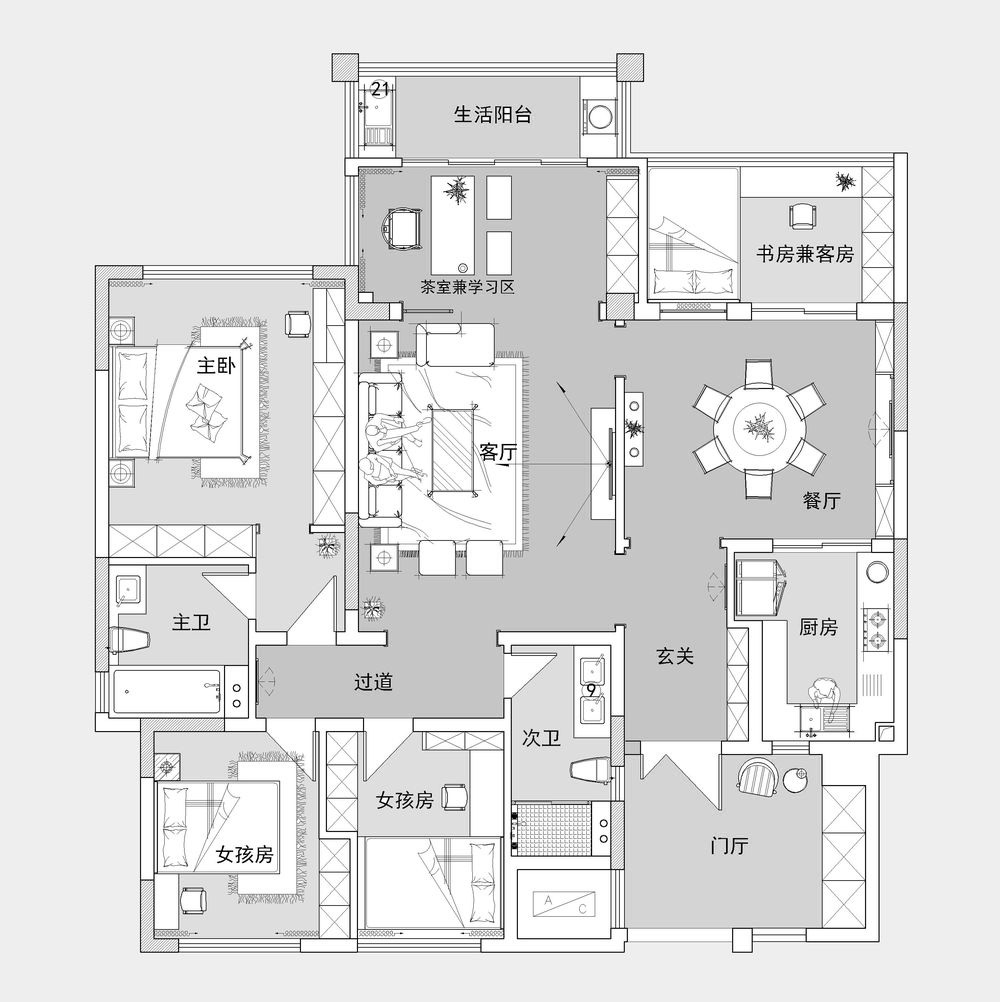 s6-邓翊晨-伊丽雅特湾二期-165平-新中式户型图.jpg