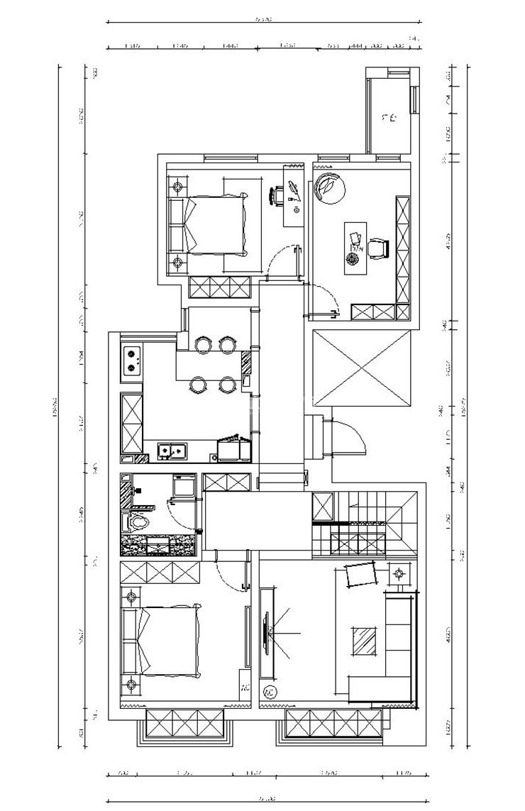 城建北尚-180平-现代风格-户型图1层.jpg