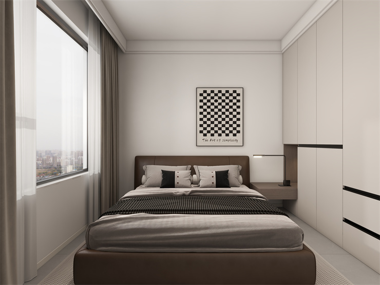 旭辉东樾城-90平-现代风格-主卧室.jpg