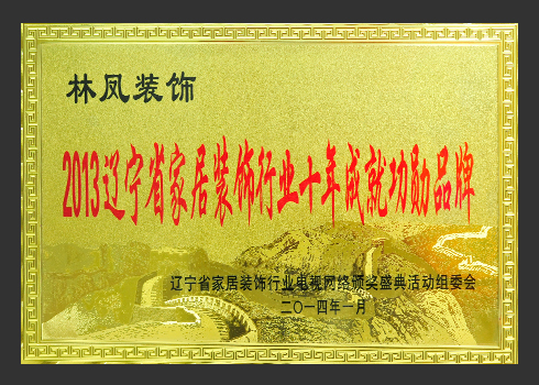 2013年装饰行业十年企业
